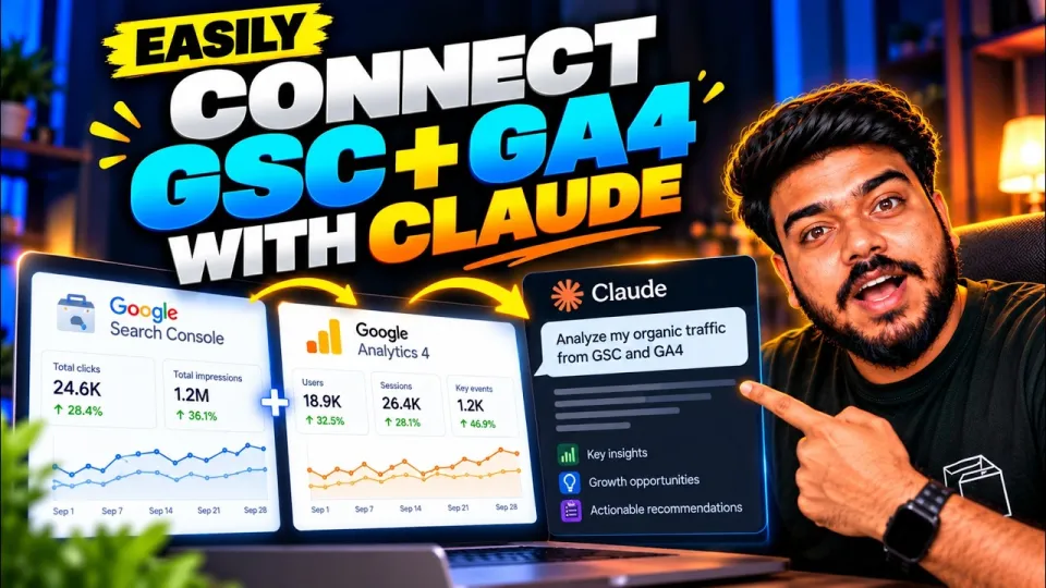 How to Easily Connect GSC & GA4 With Claude [Using MCP]